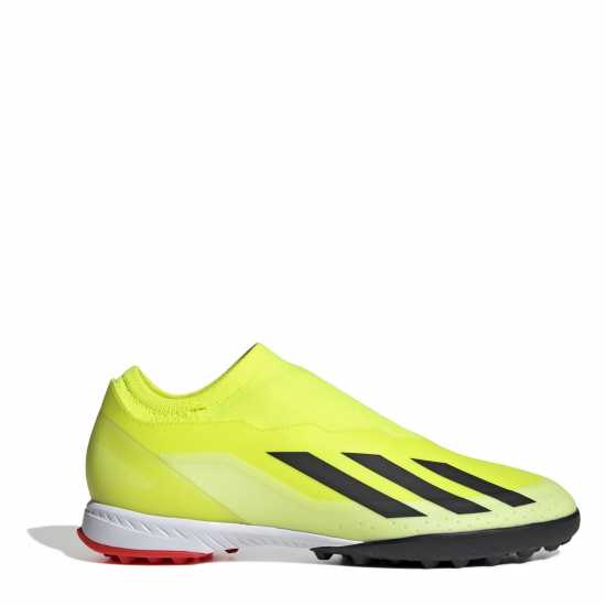 Adidas X Crazyfast League Laceless Astro Turf Football Boots Жълто/Черно/Бяло Футболни стоножки