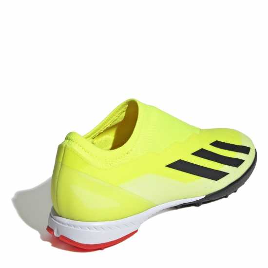 Adidas X Crazyfast League Laceless Astro Turf Football Boots Жълто/Черно/Бяло Футболни стоножки