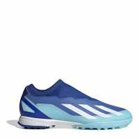 Adidas X Crazyfast League Laceless Astro Turf Football Boots Синьо/Бяло Футболни стоножки