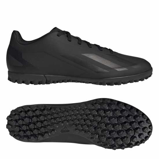 Adidas X .4 Astro Turf Trainers Черно/Черно Футболни стоножки