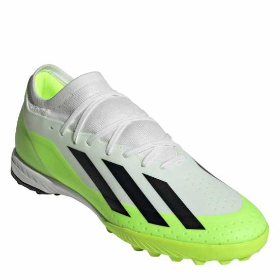 Adidas X Crazyfast League Turf Football Boots Бяло/Черно/Лимон Футболни стоножки