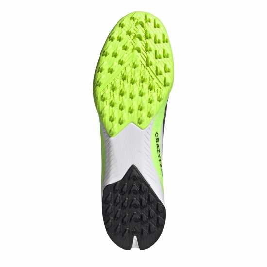 Adidas X Crazyfast League Turf Football Boots Wht/Blk/Lemon Футболни стоножки