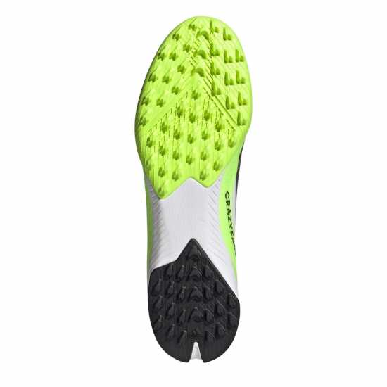 Adidas X Crazyfast League Turf Football Boots Бяло/Черно/Лимон Футболни стоножки