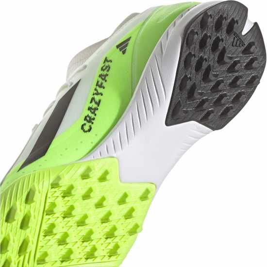 Adidas X Crazyfast League Turf Football Boots Бяло/Черно/Лимон Футболни стоножки
