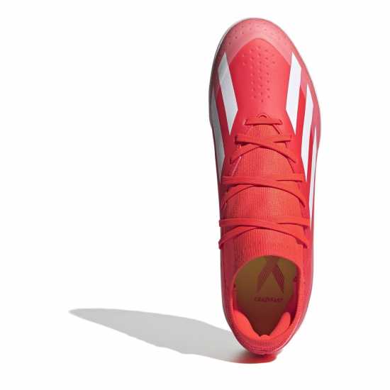 Adidas X Crazyfast League Turf Football Boots Red/Wht/Yellow Футболни стоножки