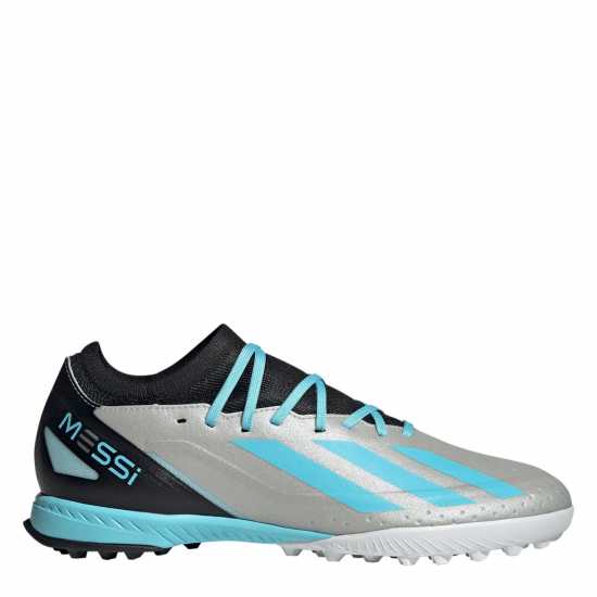 Adidas X Crazyfast League Turf Football Boots Сребро/Син/Черен Футболни стоножки