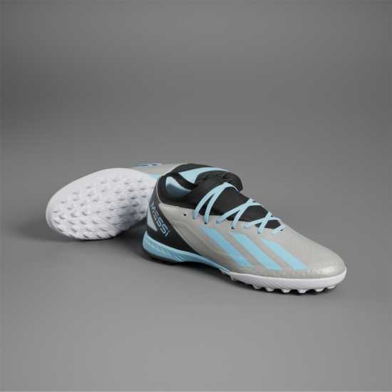 Adidas X Crazyfast League Turf Football Boots Сребро/Син/Черен Футболни стоножки