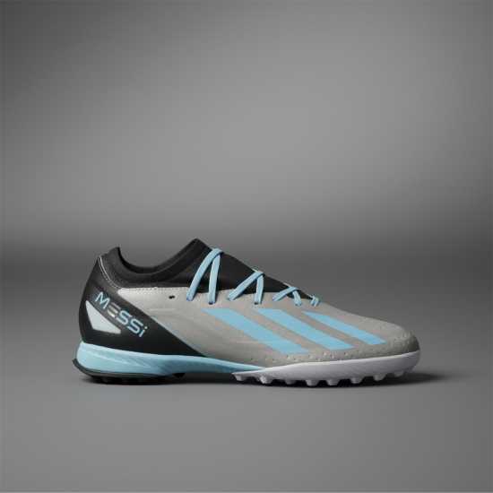 Adidas X Crazyfast League Turf Football Boots Silver/Blue/Blk Футболни стоножки