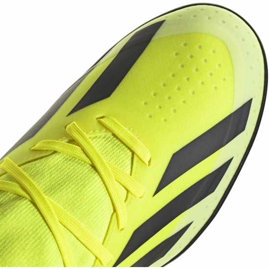 Adidas X Crazyfast League Turf Football Boots Жълто/Черно/Бяло Футболни стоножки