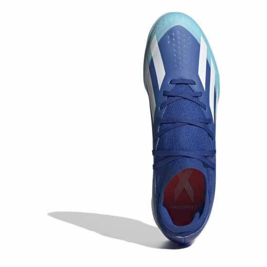 Adidas X Crazyfast League Turf Football Boots Синьо/Бяло Футболни стоножки