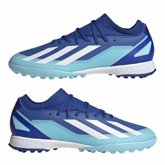 Adidas X Crazyfast League Turf Football Boots Blue/White Футболни стоножки