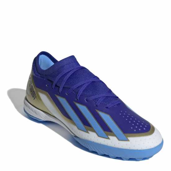 Adidas X Crazyfast League Turf Football Boots Blue/White - Футболни стоножки