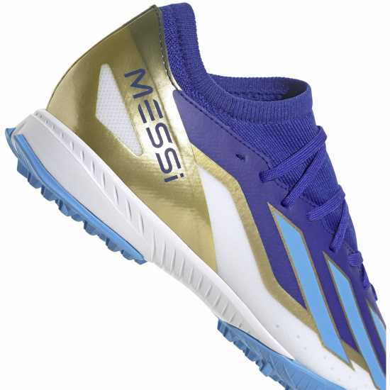 Adidas X Crazyfast League Turf Football Boots Синьо/Бяло Футболни стоножки