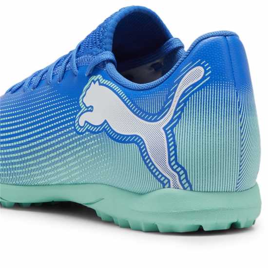Мъжки футболни бутонки Puma Future 7 Play Astro Turf Football Boots Синьо/Зелено/Бяло Puma Future 7 Play Astro Turf Football Boots Синьо/Зелено/Бяло Мъжки футболни бутонки