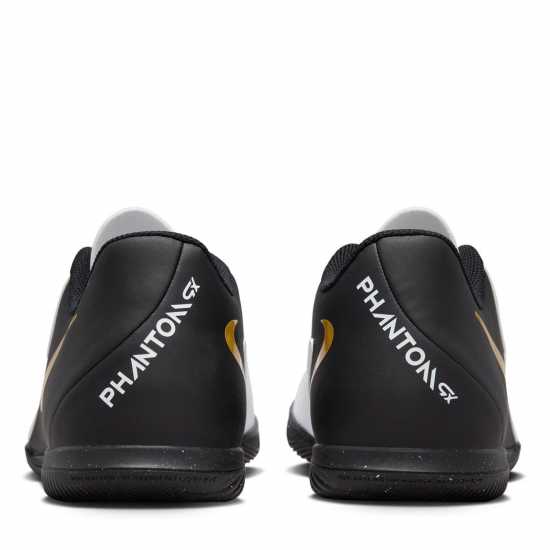 Nike Phantom Gx 2 Club Indoor Court Football Boots Бяло/Черно/Злато Футболни стоножки