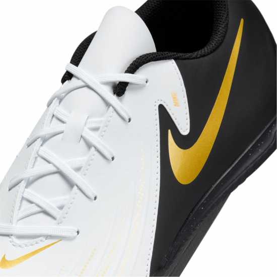 Nike Phantom Gx 2 Club Indoor Court Football Boots Бяло/Черно/Злато Футболни стоножки