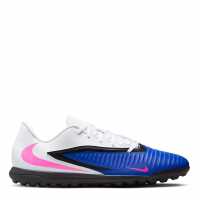 Nike Phantom 6 Low Club Adults Astro Turf Football Boots Blue/Wht/Pink 
