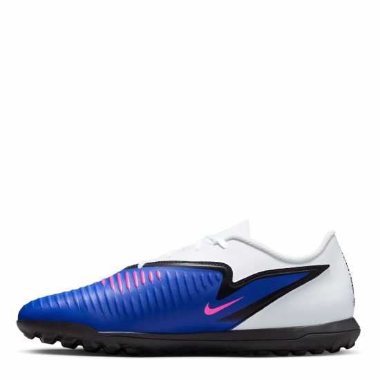 Nike Phantom 6 Low Club Adults Astro Turf Football Boots Blue/Wht/Pink 