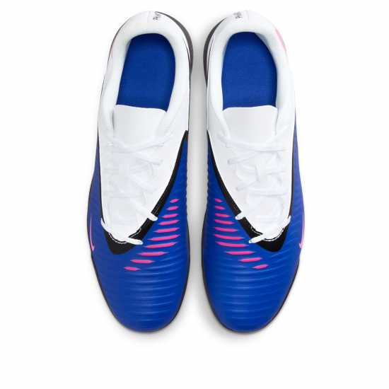 Nike Phantom 6 Low Club Adults Astro Turf Football Boots Blue/Wht/Pink 