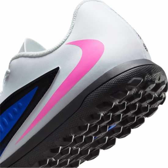 Nike Phantom 6 Low Club Adults Astro Turf Football Boots Blue/Wht/Pink 