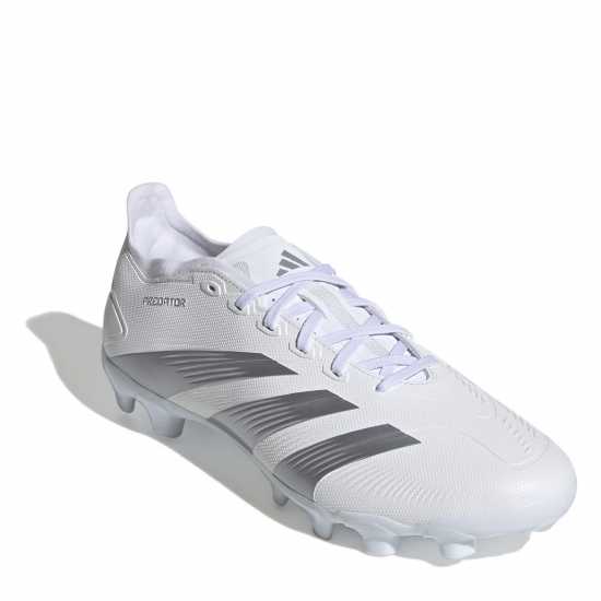 Adidas Predator 24 League Low Multi-Ground Football Boots Бяло/Сребристо/Сиво Мъжки футболни бутонки