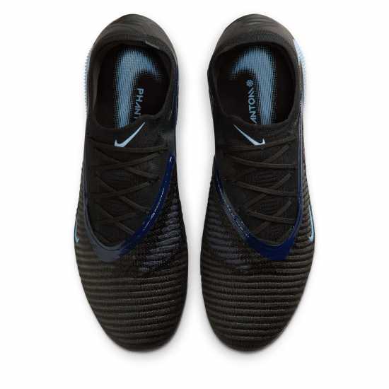 Nike Phantom 6 Low Elite Adults Astro Turf Football Boots Black/Black Мъжки футболни бутонки