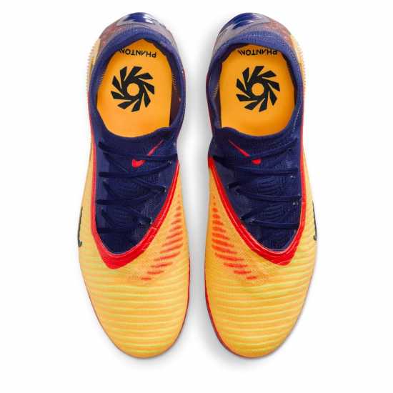 Nike Phantom 6 Low Elite Adults Astro Turf Football Boots Orange/Volt Мъжки футболни бутонки