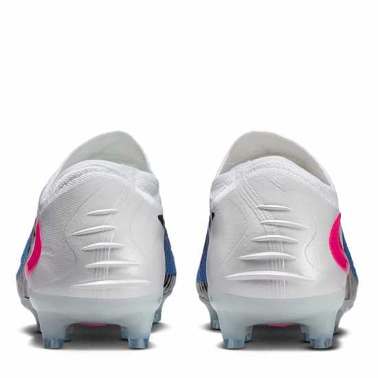 Nike Phantom 6 Low Elite Adults Artificial Ground Football Boots Blue/Wht/Pink 