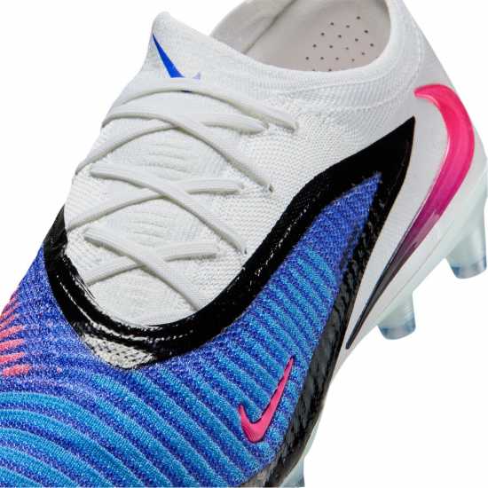 Nike Phantom 6 Low Elite Adults Artificial Ground Football Boots Blue/Wht/Pink 