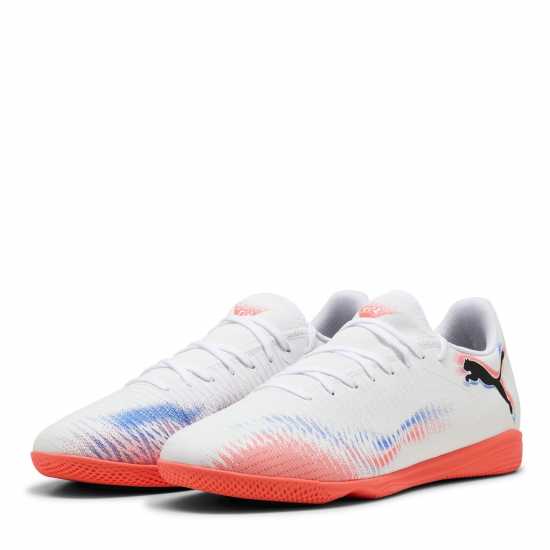 Puma Men's Future 8 Play It Indoor Football Boots Puma White-Pu Футболни бутонки