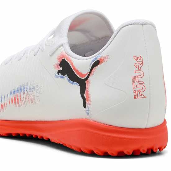 Мъжки футболни бутонки Puma Future 8 Play Astro Turf Football Boots White/Black/Red Puma Future 8 Play Astro Turf Football Boots White/Black/Red Мъжки футболни бутонки