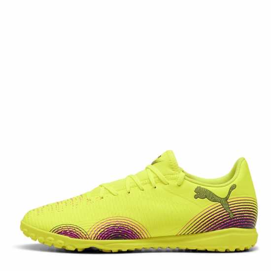 Puma Future 8 Play Astro Turf Football Boots Жълто/Черно Мъжки футболни бутонки