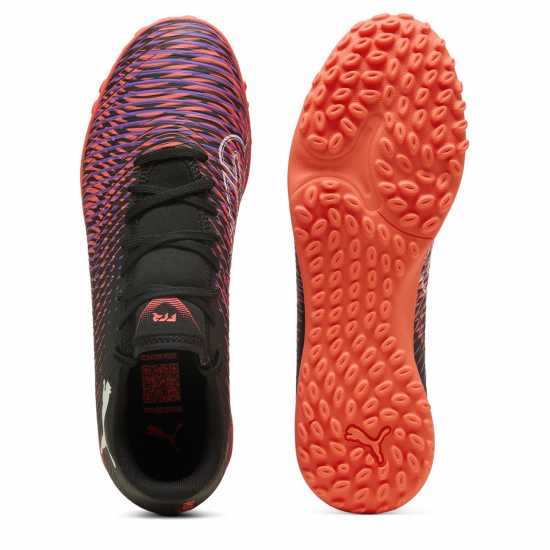 Puma Future 8 Play Astro Turf Football Boots Черно/Лилаво Мъжки футболни бутонки