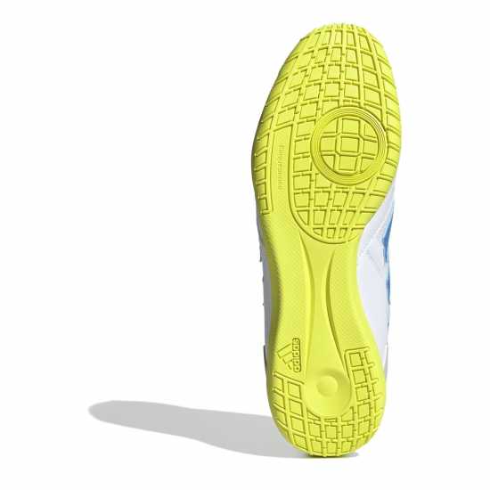 Adidas Super Sala Ii Indoor Football Boots Бяло/Синьо/Жълто Футболни стоножки