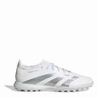 Adidas Predator 24 League Low Turf Football Boots White/Silver Мъжки футболни бутонки