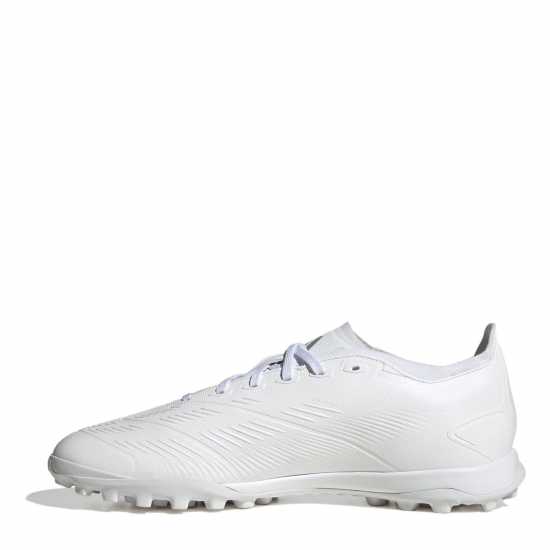 Мъжки футболни бутонки Adidas Predator 24 League Low Turf Football Boots White/Silver Adidas Predator 24 League Low Turf Football Boots White/Silver Мъжки футболни бутонки