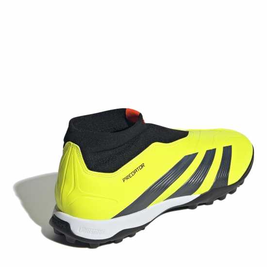 Adidas Predator 24 League Laceless Turf Boots Жълто/Черно/Червено 