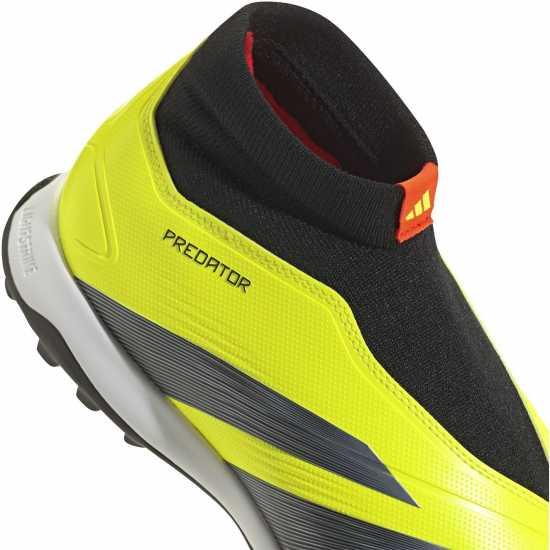 Adidas Predator 24 League Laceless Turf Boots Жълто/Черно/Червено 