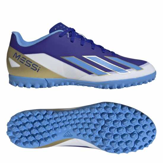 Adidas X Crazyfast Club Astro Turf Football Boots Blue/White Футболни стоножки