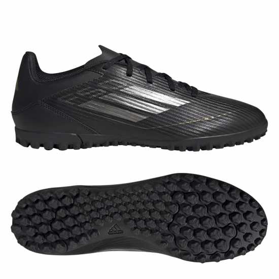 Adidas F50 Adults Club Astro Turf Football Boots Черно/сребро Футболни стоножки