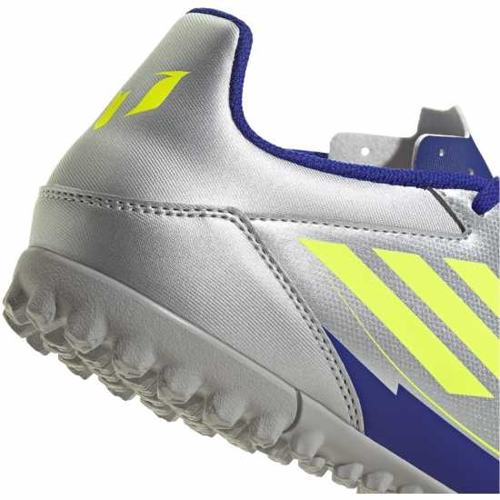 Adidas F50 Adults Club Astro Turf Football Boots Сребро/Синьо 