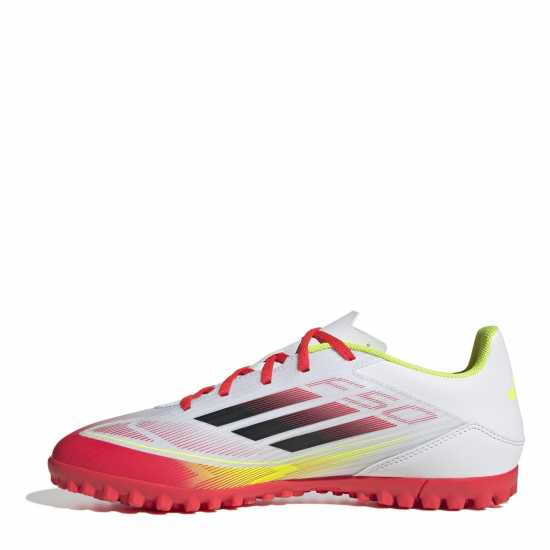 Adidas F50 Adults Club Astro Turf Football Boots Бяло/Червено Футболни стоножки