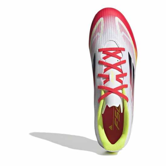 Adidas F50 Adults Club Astro Turf Football Boots Бяло/Червено Футболни стоножки