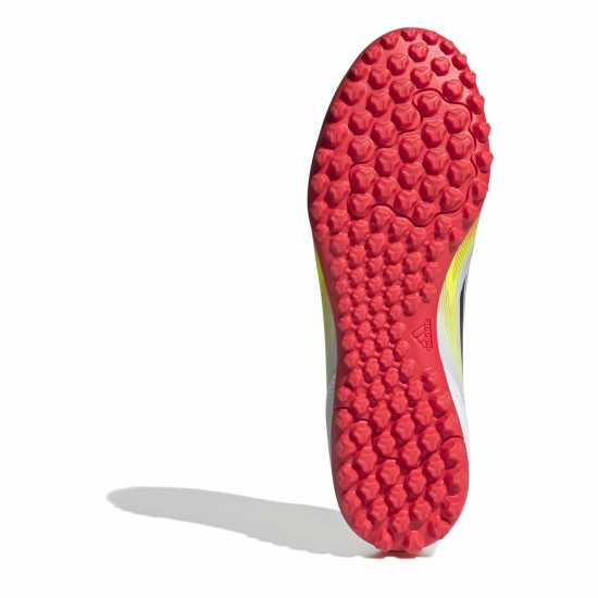Adidas F50 Adults Club Astro Turf Football Boots Бяло/Червено Футболни стоножки