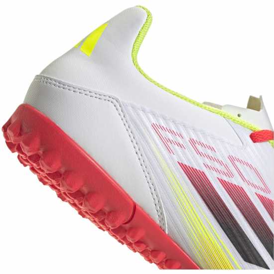 Adidas F50 Adults Club Astro Turf Football Boots Бяло/Червено Футболни стоножки