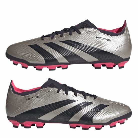 Мъжки футболни бутонки Adidas Predator League 2G/3G Artificial Grass Football Boots Сребро/Черно Adidas Predator League 2G/3G Artificial Grass Football Boots Сребро/Черно Мъжки футболни бутонки