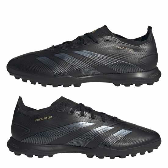 Мъжки футболни бутонки Adidas Predator League Astro Turf Football Boots Основно Черно/Карбон Adidas Predator League Astro Turf Football Boots Основно Черно/Карбон Мъжки футболни бутонки