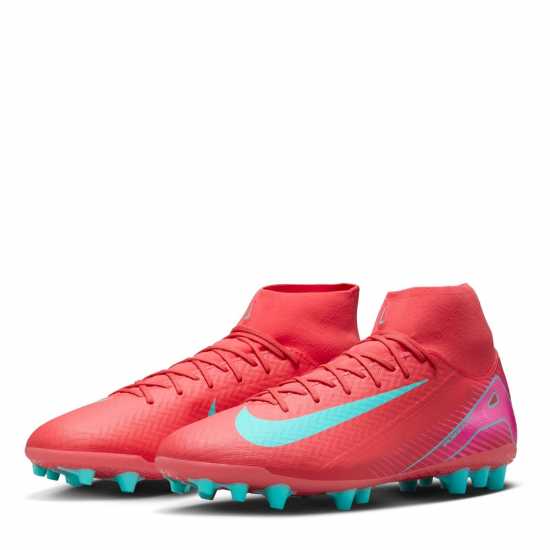 Nike Mercurial Superfly 10 Academy Artificial Ground Football Boots Червено/Зелено Мъжки футболни бутонки