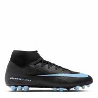 Nike Mercurial Superfly 10 Academy Artificial Ground Football Boots Black/Blue Мъжки футболни бутонки