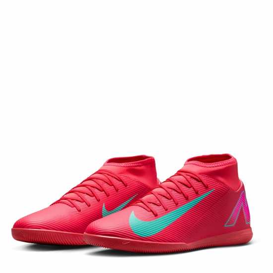 Мъжки футболни бутонки Nike Mercurial Superfly 10 Club Indoor Football Boots Червено/Зелено Nike Mercurial Superfly 10 Club Indoor Football Boots Червено/Зелено Мъжки футболни бутонки